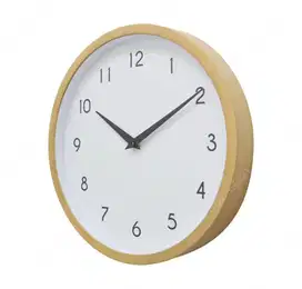 Informa 30 Cm Jam Dinding Motif Kayu Mc30 - Putih
