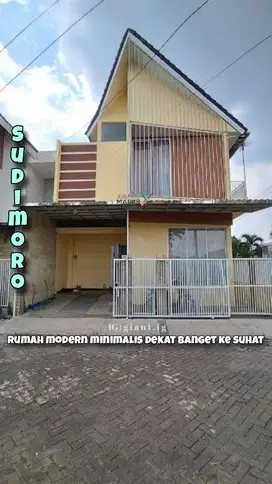 Rumah minimalis modern dekat UB di Sudimoro Lowokwaru Malang