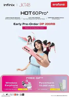 Pre Order Infinix Hot 60 Pro+ 8/256