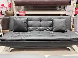 Sofa Bed Artificial Leather Mewah