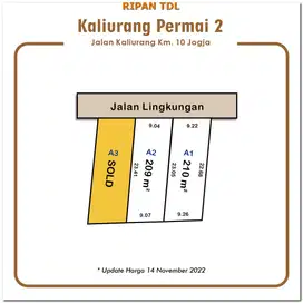 Tanah SHM Kaliurang Sleman, Yogyakarta