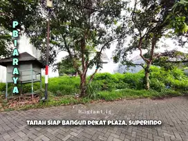 Tanah kavling siap bangun di Araya depan di PBI Malang