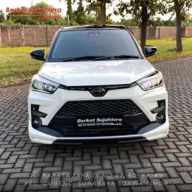 Km low 20rban raize GR sport 1.0T twotone 2021 putih full orisinil