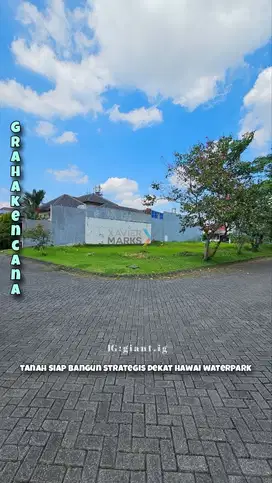 Tanah kavling hook di Graha Kencana, Blimbing Malang