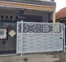 Pagar-Pintu Pagar-Railing Tangga-Balkon-Tralis-Kanopi-Dll.