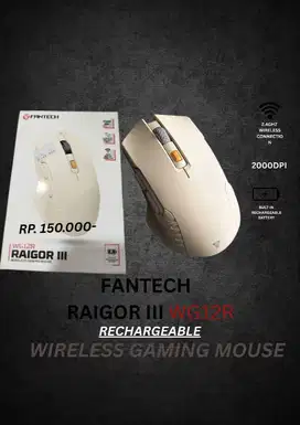 JUAL MOUSE FANTECH RAIGOR III WG12R