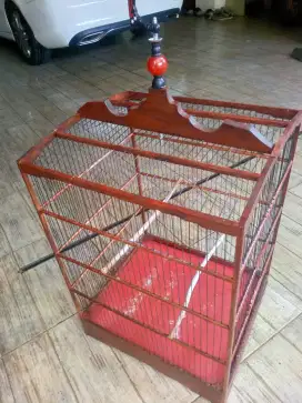 Sangkar burung no 1 jeruji fiber