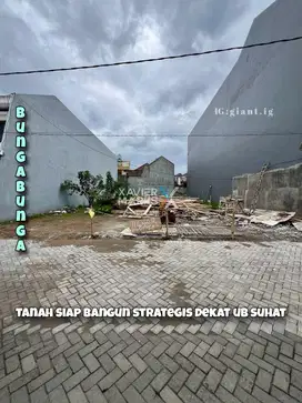 Tanah siap bangun di bunga bunga,Suhat Lowokwaru Malang