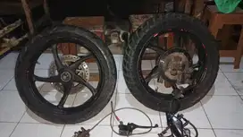 Velg racing copotan minerva sepasang