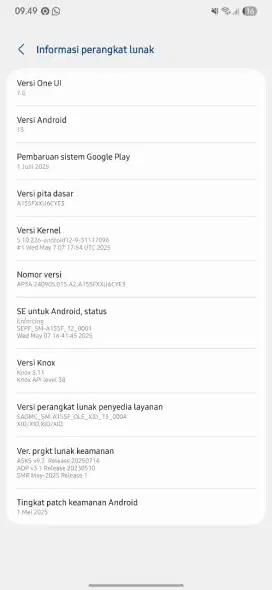 Samsung a15 4g 8/128 hp + casan