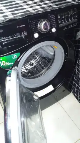 Bu satsat agkut skrg,Mesin cuci Frontloading Lg 10kg,nego smp jadi