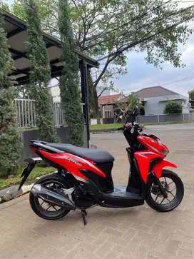 Honda Vario 125 cc led thn 2018 warna merah, istimewa mulus pisan