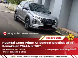 [ BERGARANSI ] Hyundai Creta Prime AT Sunroof Bluelink Bose 2023/2024