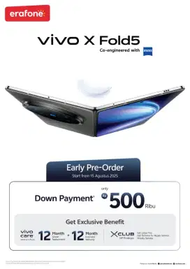 Vivo X Fold 5 DP 500rban aja!!