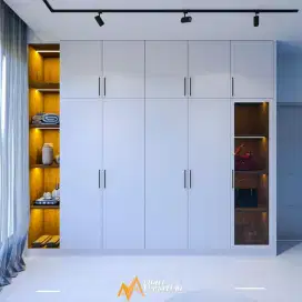 KITCHEN SET BEDROOM SET DESAIN INTERIOR DESIGN LEMARI PAKAIAN