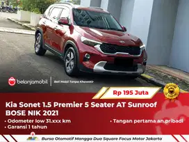 [ GARANSI 1TH ] Kia Sonet 1.5 Premier 5 Seater Sunroof BOSE 2021/2022