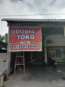 Di Jual Toko 1 lantai.spek bisa untuk 2 lantai