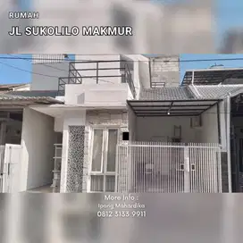 Rumah Disewakan Selesai Renov di Jl Sukolilo Makmur Surabaya