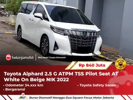 [ TSS ] Toyota Alphard 2.5 G ATPM Pilot Seat AT 2022/2023
