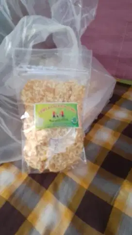 Camilan krepek tempe