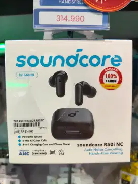 Soundcore R50i NC TWS by Anker – ANC, Bass Mantap, Garansi Resmi