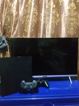 PS3 slim 500 gb seri 25 dan smart TV coocaa 32 inci