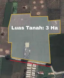 Dijual Tanah Luas 3 Ha di Sukajadi - Jelekong, Kabupaten Bandung