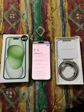 iphone 15 ibox sa/a 128gb green garansi panjang 2026