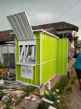 Rombong kontainer booth kontainer gerobak kontainer