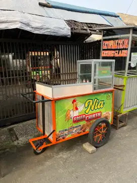 gerobak sempol ayam/cilok/bakso/sosis/somay/batagor/dimsum/DLL