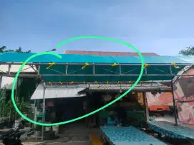 Terpal tenda terop Pvc orchid semikaret murah