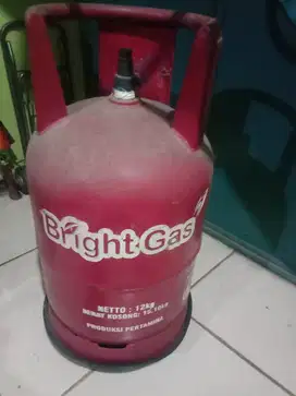 Di jual cepat tabung bright gas 12kg + roda nya
