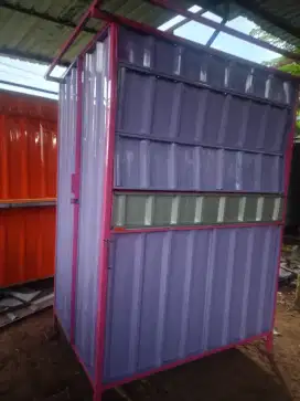 Rombong kontainer gerobak kontainer booth kontainer
