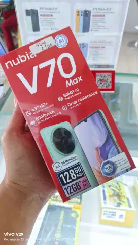 Zte NUBIA V70 MAX 6+6/128gb baru spesial promo