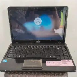 JUAL LAPTOP TOSHIBA L740 CORE i3-M380 RAM4GB HDD500GB WIN10PRO