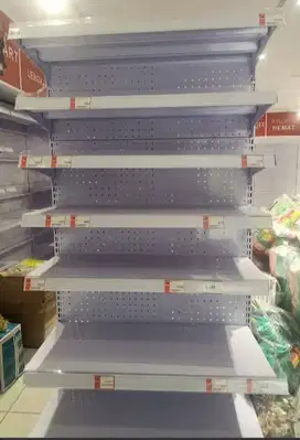 Rak Gondola Minimarket / Supermarket – Kondisi Bagus, Siap Pakai!