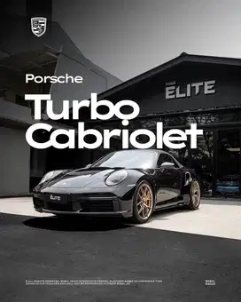 2023 Porsche 911 Turbo Cabriolet Jet Black Metallic