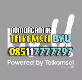 (bisa COD) Nomor CANTIK kartu TELKOMSEL By.U HOKI PANCA 77777 97