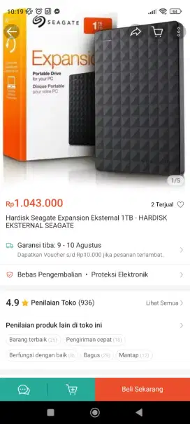 SSD Seagate 1TB