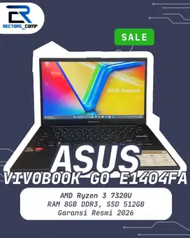 ASUS Vivobook E1404FA - AMD Ryzen 3 7320U, 8GB RAM