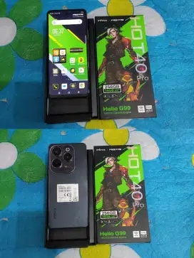 Infinix hot 40 pro ram 8+8/256 fullset nominus mulus 
jual 1,7 nego
