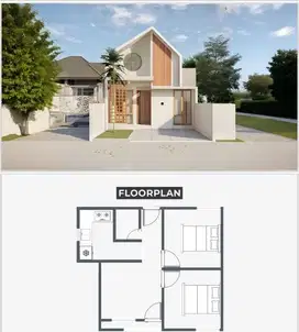 RUMAH KAVLING TIPE 40/90 2 KMR 325JT DEKAT JL PRAMBANAN-BERBAH.JK13431