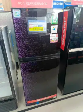 Kredit kulkas Sharp 2pintu tanpa DP dan ADM by Indodana paylater