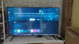Smart tv Samsung CU7000 super lengkap