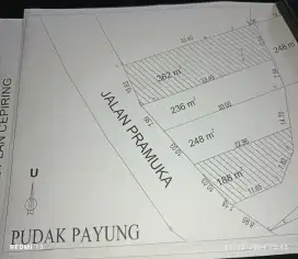 Jual murah tanah 236m² n 248m² hanya 2,5jt/m² Semarang kota