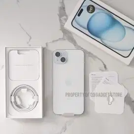 iPhone 15 PLUS 128GB Blue Garansi RESMI iBox Maret 2026 Mulus Murah