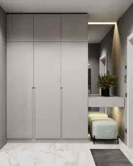 KITCHEN SET BEDROOM SET DESAIN INTERIOR DESIGN LEMARI PAKAIAN