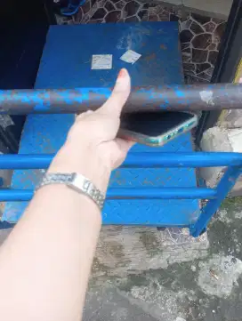 Jual troli industri jumbo kokoh lebar 70cm panjang 11cm tinggi 90cm