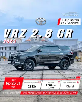[KM 22 RB] VRZ 2.8 GR NIK 2023 Low KM Toyota Fortuner G SRZ 4x4