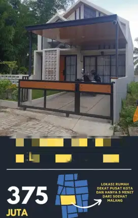Rumah Murah dekat Kampus UB 375 jt